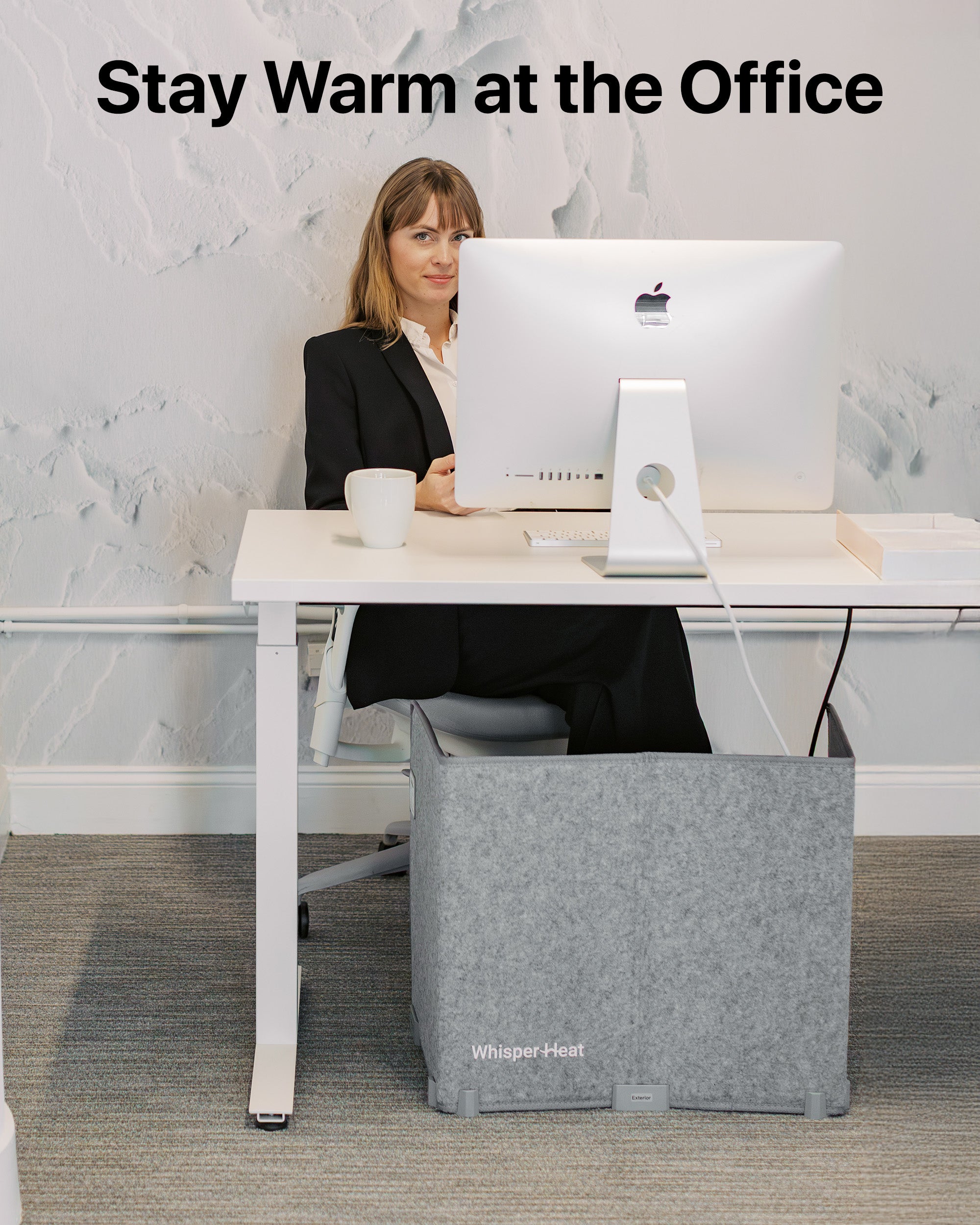 Foldable Space Heater - Silent Radiant Heat - Leg & Foot Warmer with Thermostat (NZ/AU Plug)