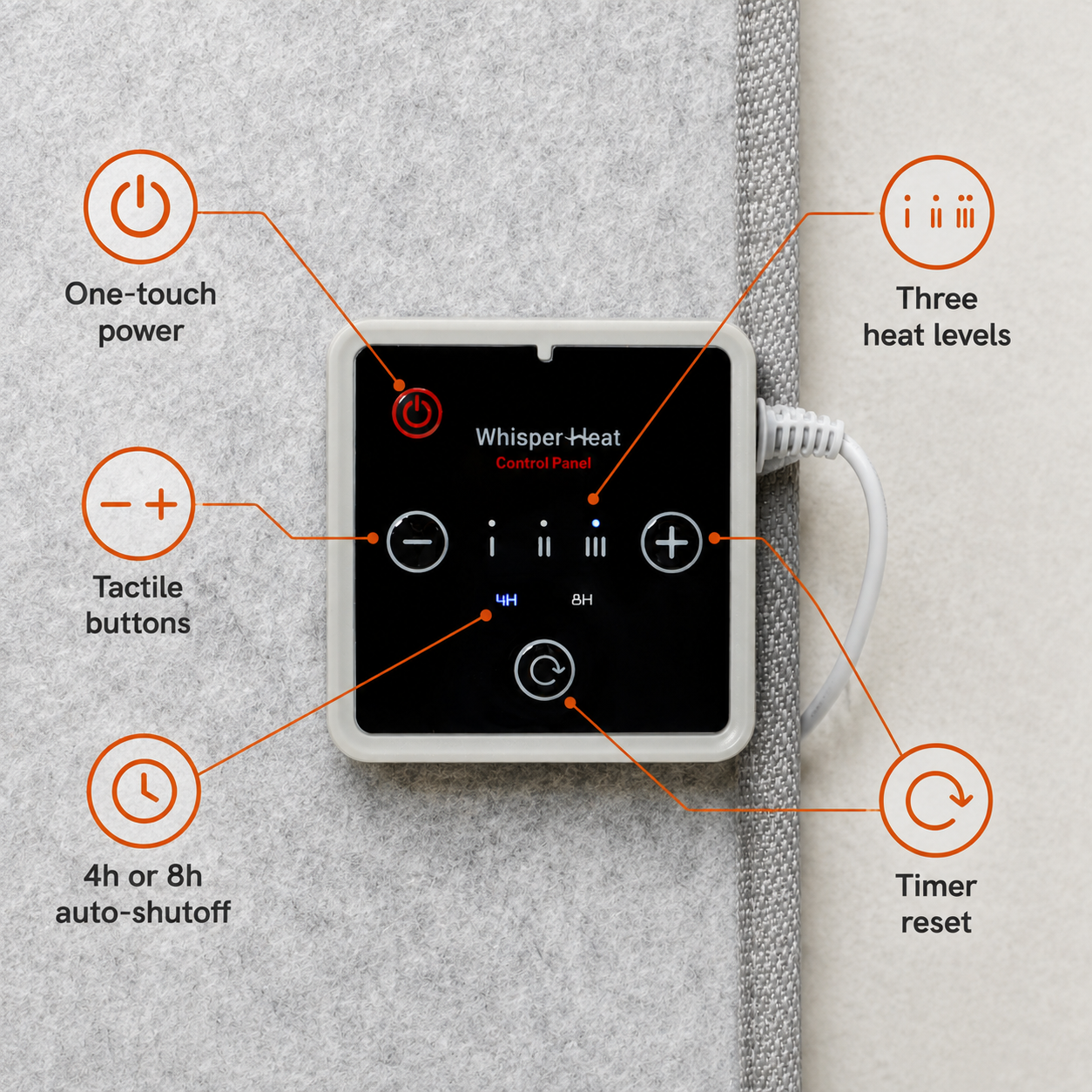 Whisper Heat - Foldable Space Heater